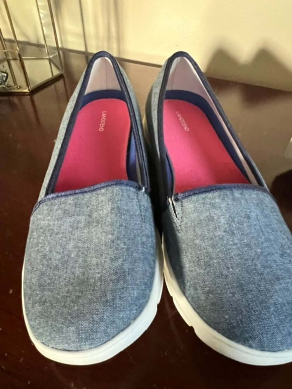 Lands End Comfort Slip On Shoes Women's Size 10B